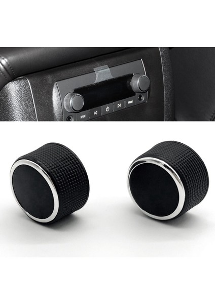 4 Pc Arka Radyo Ses Hacmi Kontrolü Knob Kadran Tuner 07-13 Chevy Tahoe Chevrolet Silverado Gmc Acadia Sierra (Yurt Dışından) fırsatları