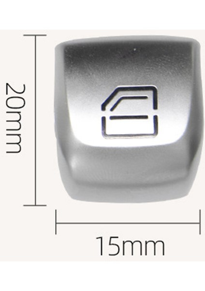 2x Araba Sol Sağ Ön Cam Anahtarı Onarım Düğmesi Mercedes Benz C Sınıfı W205 C200 W253 Glc 260 2229052203 (Yurt Dışından) fiyatları