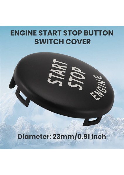 Başlat Motor Düğmesi Düğmesi Push Düğmesi Kontak Anahtarı Kapak Bmw X1 X3 X5 X6 Z4 (E84 E83 E70 E71 E89) Için Değiştirme (E87 E90/E91/E92/E93 E60) (Siyah) (Yurt Dışından) fırsatları