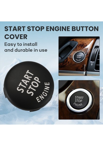 Başlat Motor Düğmesi Düğmesi Push Düğmesi Kontak Anahtarı Kapak Bmw X1 X3 X5 X6 Z4 (E84 E83 E70 E71 E89) Için Değiştirme (E87 E90/E91/E92/E93 E60) (Siyah) (Yurt Dışından) indirimleri