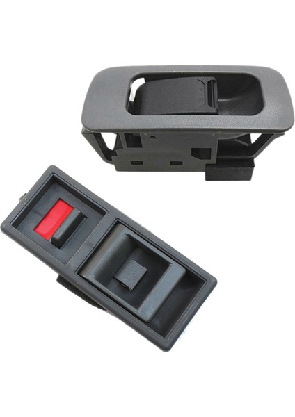 1pcs Pencere Kontrol Anahtarı Düğmesi ve 1pcs Araba Arka Arka Kapağı Bagaj Kapağı Iç Kapı Kolu Mitsubishi Pajero Montero (Yurt Dışından)