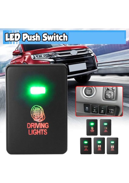 12V Araba Işık Buton Toyota Için Ikiz Sis Farları Açık/kapalı F (Yurt Dışından) modelleri