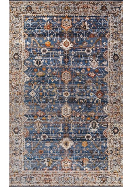 7/24 Serisi 0727 Lacivert Salon Oturma Yatak Odası Halısı