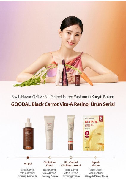 Black Carrot Vita - A Retinol Ampoule - Siyah Havuç Özlü Retinol Ampul