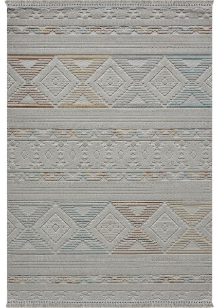 Ruby Multi Gri Halı Salon Oturma Odası Çocuk Odası Yatak Odası Halısı 1551