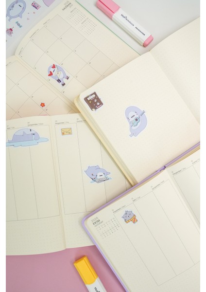 Youna 2026 Yılı A5 Ajanda 15X21 cm - 12 Aylık - Dikey Tasarım – Lila fiyatları