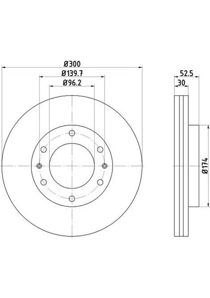 50356 Fren Diski On 517124H500 (2 Adet Fiyatıdır)