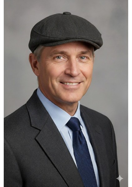 Düğmeli Klasik Kasket Kışlık Bosa Kumaş Şapka