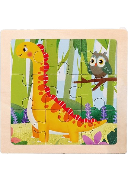 Bebek Erken Öğrenme Puzzle Oyuncakları Erken Çocukluk Montessori Aydınlanma Bilişsel Puzzle Tahtası Karikatür Ahşap Puzzle (Yurt Dışından)
