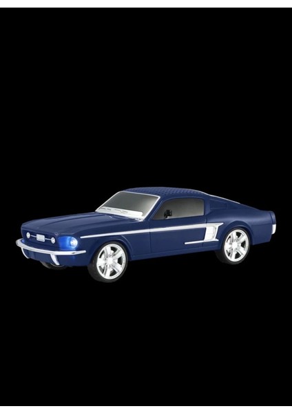 1967 Model Mastang Klasik Araba Kablosuz Bluetooth Hoparlör Speaker 10 Watt Tws Fm Radyo Sd Kart USB