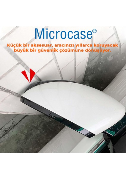 Universal Esnek Ayna ve Kapı Kenar Çizilme Önleyici Koruyucu Seti 4lü AL5360