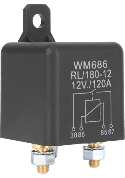 8x Dc 12V Röle Pil Izole Röle Relay 12V / 120A Araç Kamyonları Için Pik Yük (12V / 120A) (Yurt Dışından) indirimleri