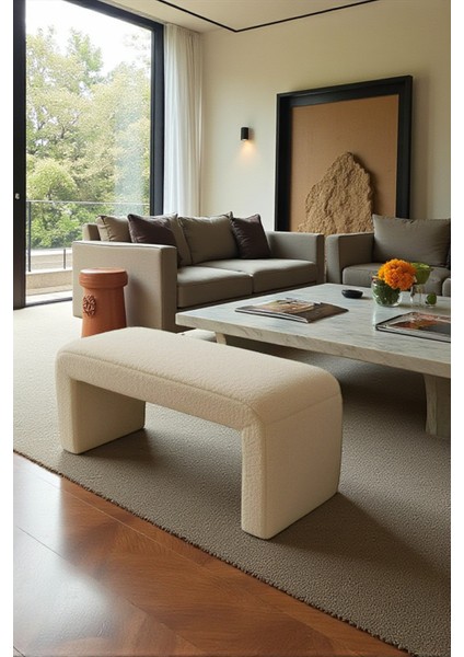 Haven Dikdörtgen Puf Bench – Yatak Ucu, Salon ve Giriş Için Modern Çözüm fırsatları