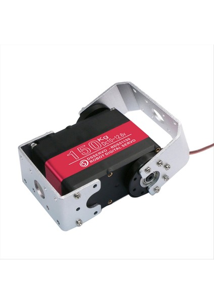 150KG 12V RDS51150 Çift Şaftlı Dijital Metal Robotik Servo Montaj Braketi Su Geçirmez 270 Derece (Yurt Dışından) fiyatları
