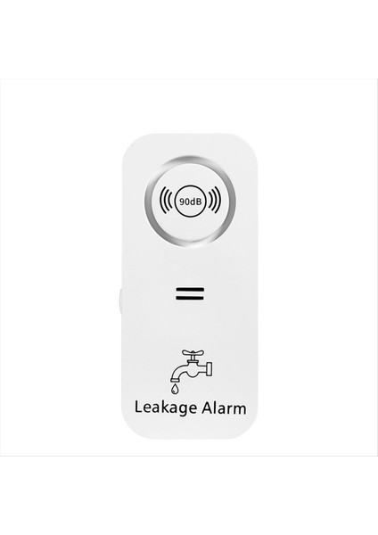Su Sensörü 90DB Alarm Su Sızıntısı Dedektörü Uyarısı Sızıntıların Izlenmesi ve Mutfak Banyo Temelleri Için Damla Alarmı (Yurt Dışından)
