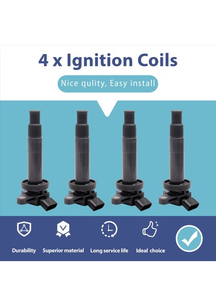 4pcs Toyota Avanza Avalon Camry Için Araba Ateşleme Bobinleri 2003-2011 19070-BZ040 19070BZ040 (Yurt Dışından) indirimleri