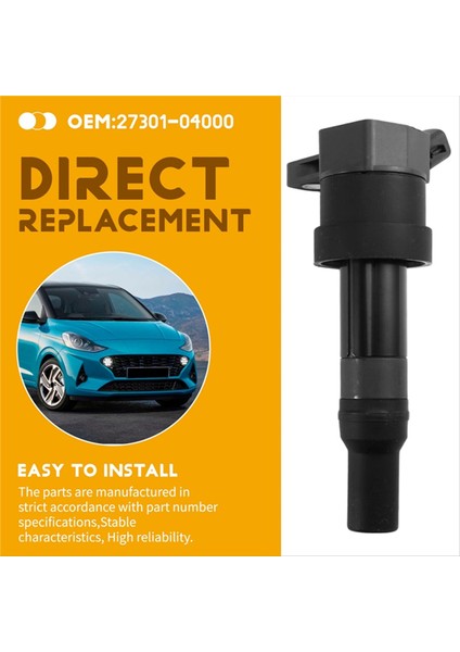 Hyundai I10 Kia Picanto 2011-2015 Sabah 2011-2014 Aksesuarları Için Araba Ateşleme Bobini 2730104000 27301-04000 (Yurt Dışından) fiyatları