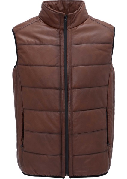 Taba Hakiki Deri Erkek Hakiki Deri Yelek - E25GRJ310619-R46