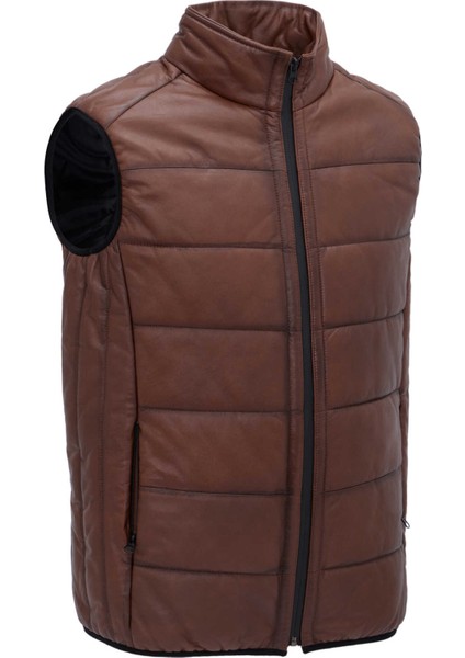 Taba Hakiki Deri Erkek Hakiki Deri Yelek - E25GRJ310619-R46 fiyatları