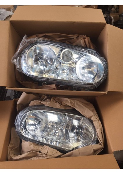 Golf 4 Uyumlu Sissiz Tip Sağ-Sol Far Takımı