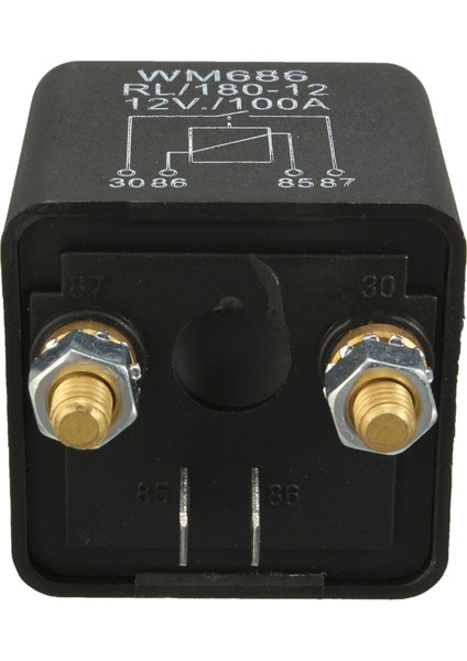 4x 12V 100AMP 4 Pimli Ağır Hizmet Tipi Açma/kapama Anahtarı Bölünmüş Şarj Rölesi Otomatik Tekne Van Siyah (Yurt Dışından) fırsatları