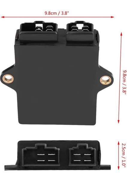 2x 4RF-82305-00 Motosiklet Cdı Kutusu Yamaha Virago Için Ateşleme Kontrol Ünitesi 250 XV250 V-Star 250CC 1995-2007 Siyah (Yurt Dışından) modelleri
