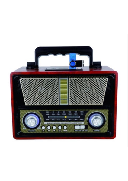 MD-1802 Müzik Seti Fm Nostaljik Retro Radyo USB Sd Kart Player Kablosuz Stereo Bluetooth Hoparlör
