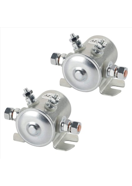 2x Max 300A Sürekli Duty Solenoid Röle 12V Dc Golf Arabaları Için Başlangıç Solenoid Vinç Denizde Rush (Yurt Dışından)