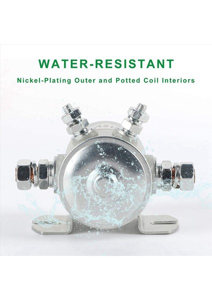 2x Max 300A Sürekli Duty Solenoid Röle 12V Dc Golf Arabaları Için Başlangıç Solenoid Vinç Denizde Rush (Yurt Dışından) modelleri