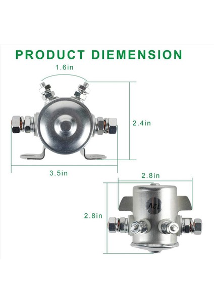 2x Max 300A Sürekli Duty Solenoid Röle 12V Dc Golf Arabaları Için Başlangıç Solenoid Vinç Denizde Rush (Yurt Dışından) fırsatları