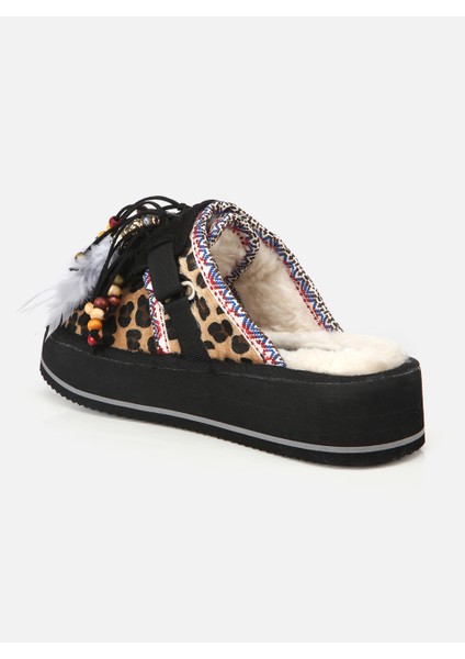 Egeria Siyah Kadın Terlik modelleri