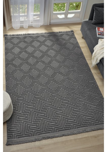 Ruby Antrasit Halı Salon Oturma Odası Çocuk Odası Yatak Odası Halısı 1550 fiyatları