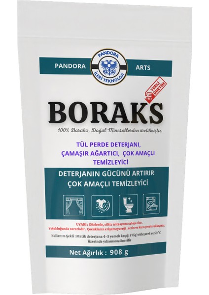 Boraks Katkılı Tül Perde Temizleyici Deterjan 908G
