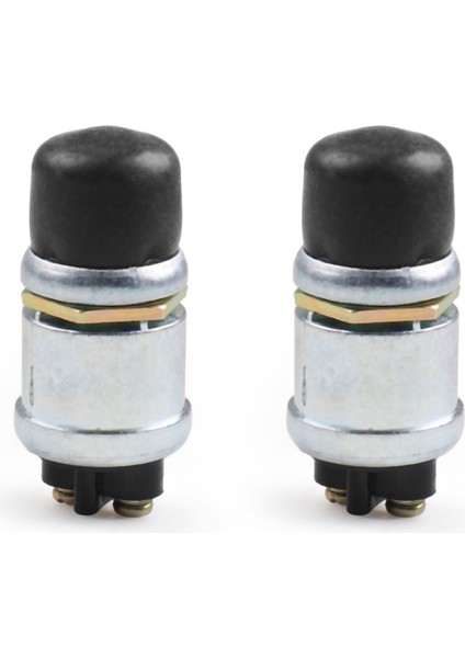 2x 12V 50A Su Geçirmez Anahtar Itme Düğmesi Arabalar Tekne Pist Boynuz Motor Başlangıç Marş (Yurt Dışından)