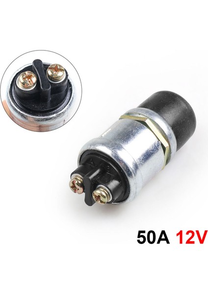 2x 12V 50A Su Geçirmez Anahtar Itme Düğmesi Arabalar Tekne Pist Boynuz Motor Başlangıç Marş (Yurt Dışından) fiyatları