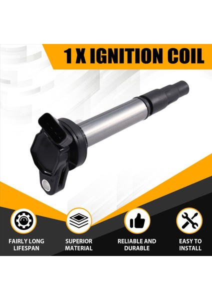 4pcs Ateşleme Bobinleri UF596 Toyota Matrıx Corolla Prıus Lexus CT200H Scion Pontiac 2009-2017 9091902252 9091902258 (Yurt Dışından) fırsatları