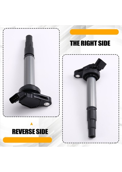 4pcs Ateşleme Bobinleri UF596 Toyota Matrıx Corolla Prıus Lexus CT200H Scion Pontiac 2009-2017 9091902252 9091902258 (Yurt Dışından) indirimleri