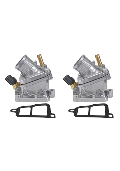 2x Yükseltilmiş Alüminyum Alaşım Termostat Muhafazası -Volvo S80 2005-2006 XC90 2 5t 31293698 (Yurt Dışından)
