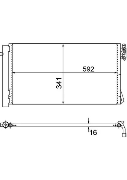 AC414001S Klima Radyatoru 64509169789 64536930039 64539169526