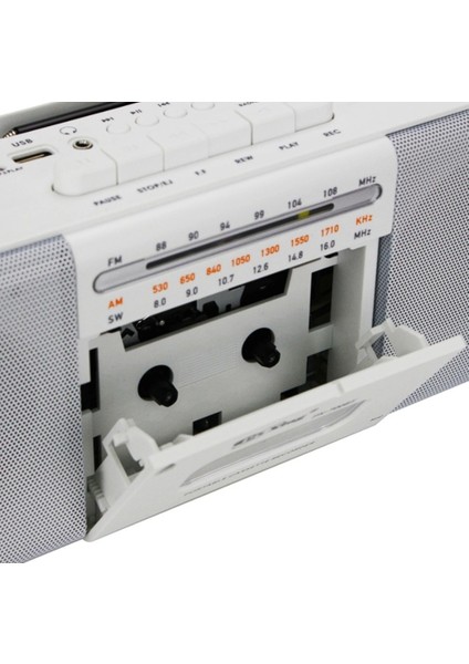 Müzik Seti Fm Radyo USB Mp3 Player Kablosuz Hoparlör Bluetooth Retro Teyp Kaset Çalar fiyatları