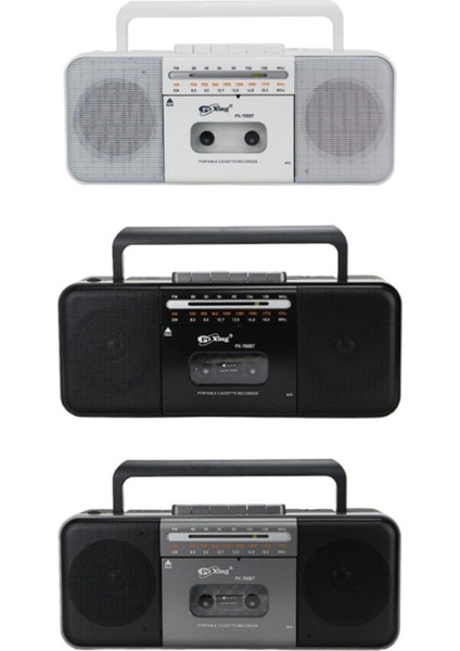 Müzik Seti Fm Radyo USB Mp3 Player Kablosuz Hoparlör Bluetooth Retro Teyp Kaset Çalar fırsatları