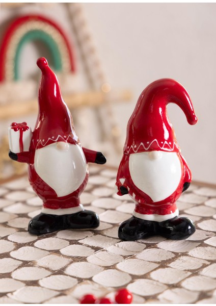 Dekoratif Yılbaşı Süsü Şans Cücesi 9X6X15 cm modelleri