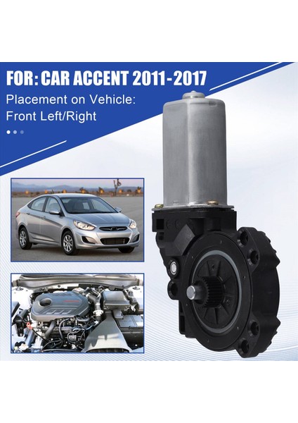Hyundai Accent 2011-2017 Için Araba Penceresi Motor Güç Penceresi Motor Regülatörü Sol 824500U000 (Yurt Dışından) fırsatları