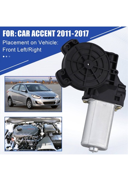 Hyundai Accent 2011-2017 Için Araba Penceresi Motor Güç Penceresi Motor Regülatörü Sağ 824600U000 (Yurt Dışından) fırsatları