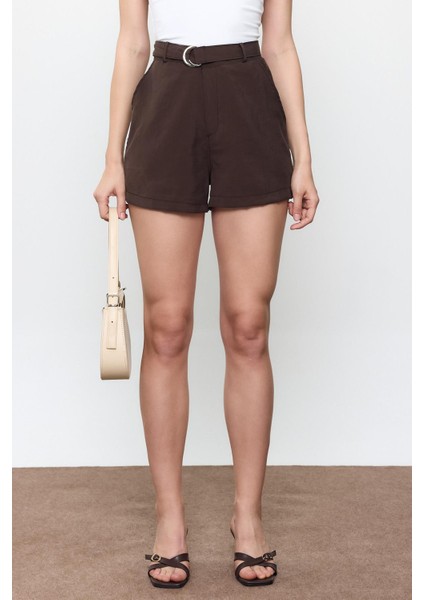 Kahverengi Kemerli Şort fırsatları