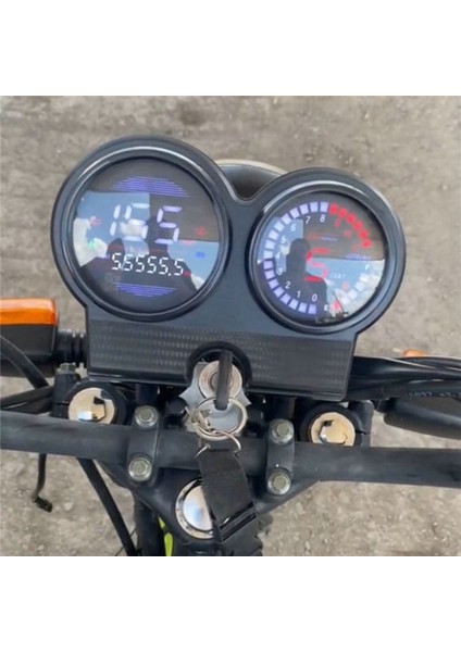 Honda CBZ125 Akt NKD125 Motosiklet Enstrümanı Dijital Ekran Montajı Speedometre Taşometre Yol Sometre Yeni (Yurt Dışından) fiyatları