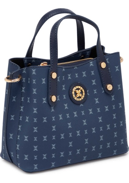 Lacivert Print Kadın Omuz Çantası - S1WPR0000806-T1F fiyatları