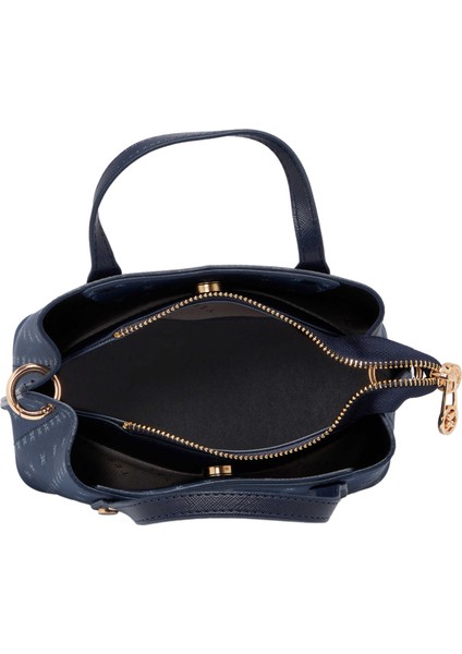 Lacivert Print Kadın Omuz Çantası - S1WPR0000806-T1F fırsatları