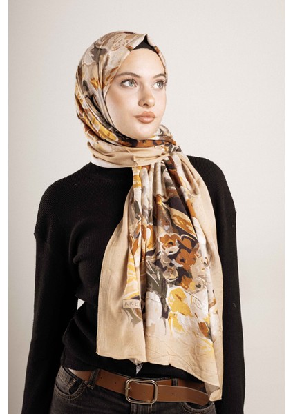 Desenli Pamuk İpek Şal Desen-2