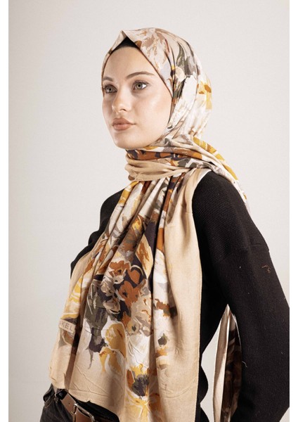 Desenli Pamuk İpek Şal Desen-2 fırsatları